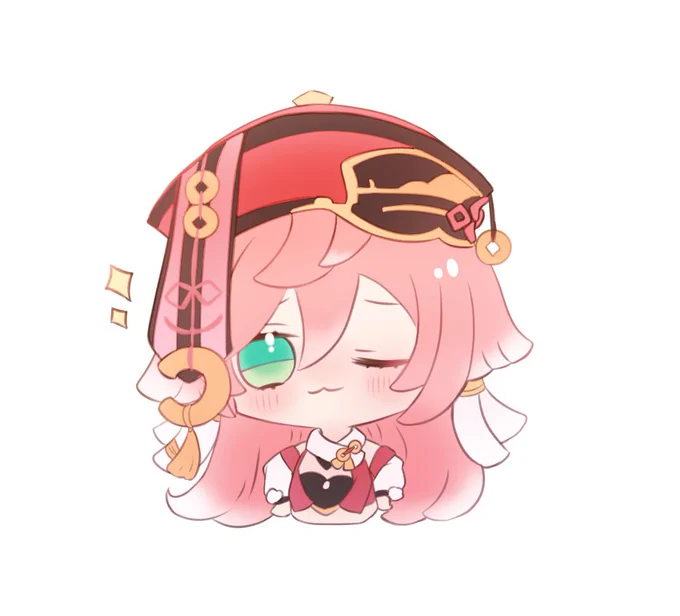 煙緋ちゃんお誕生日おめでと〜( *'꒳`*)うちの炎アタッカースタンプを自分の絵柄で描くやつの再掲 #煙緋生誕祭2023 