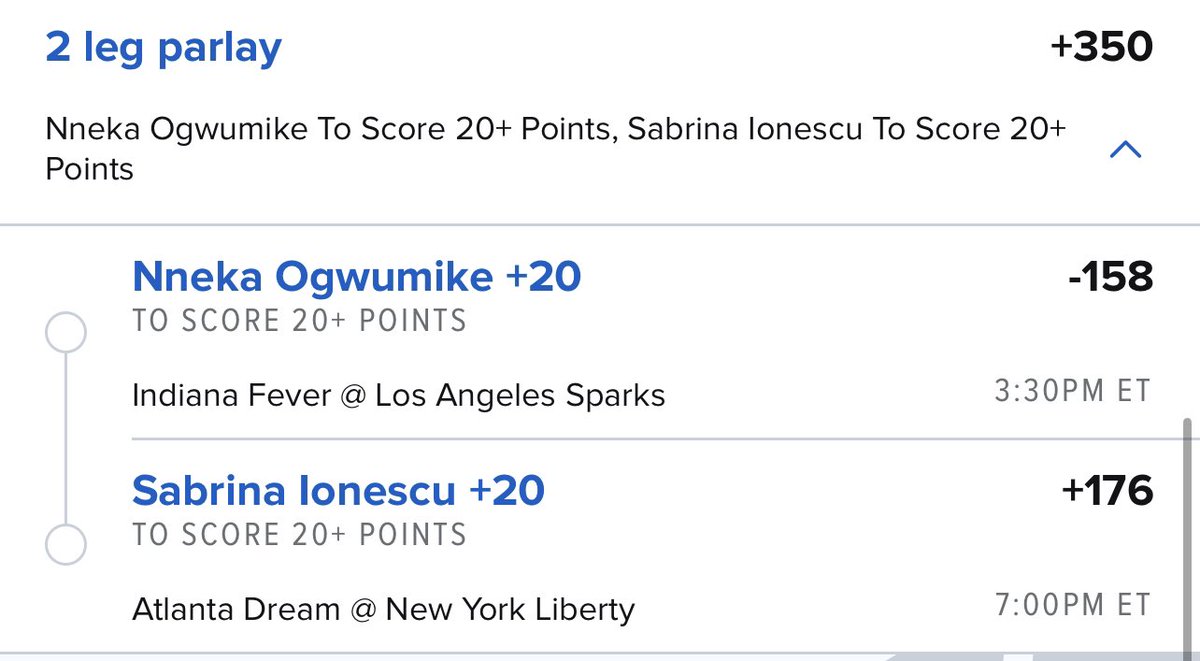 StoopPicks's tweet image. 20/20 #GamblingTwitter #NBA #Liberty #LASparks