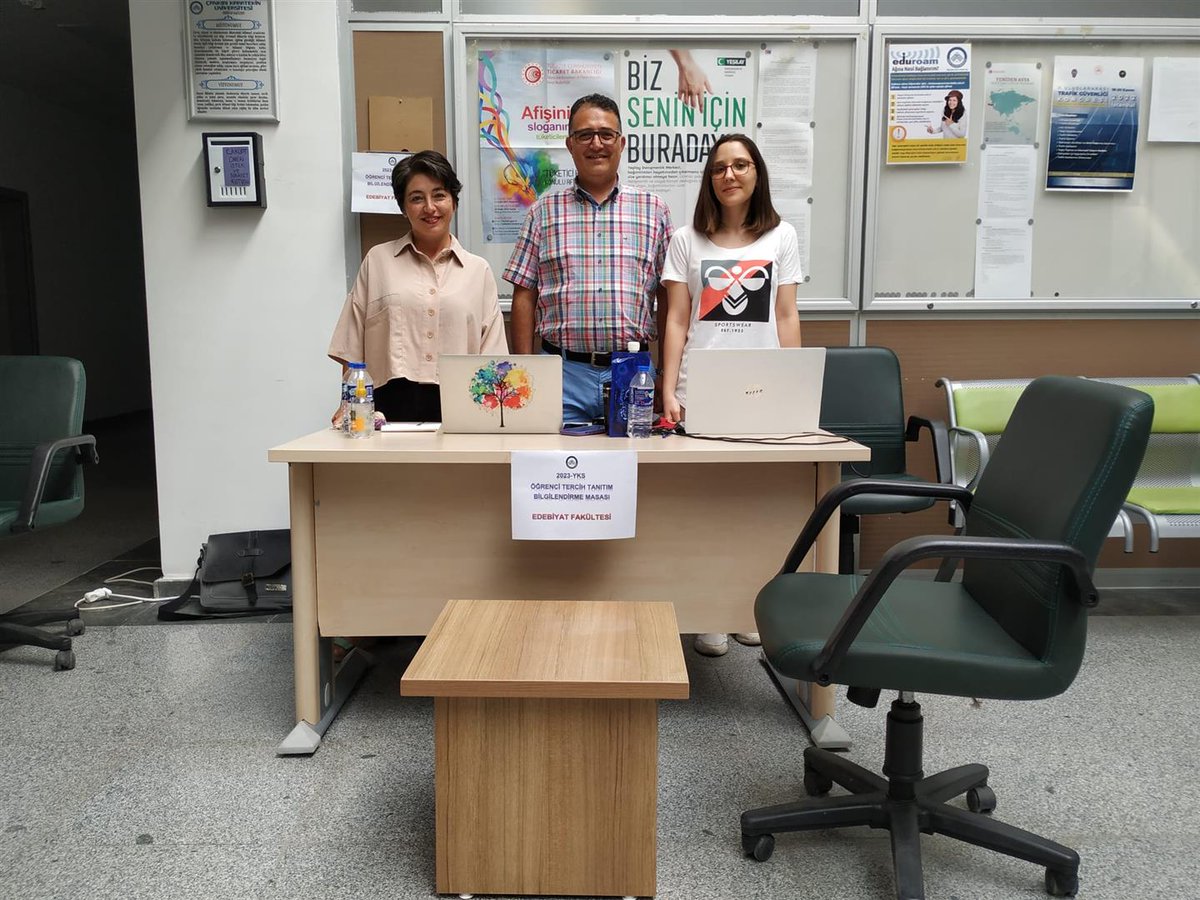CAKUEdebiyat's tweet photo. Üniversitemizi/Fakültemizi tercih etmek isteyen adayları 26 Tem.–8 Ağs. arasında gerçekleştirilecek tanıtım ve bilgilendirme günlerinde aramızda görmek isteriz.
https://t.co/FZg1EUcG8s“tercih-tanitim-ve-bilgilendirme-gunleri”-38052-duyurusu-icerigi.karatekin
@karatekinUni https://t.co/NHsKBKsbpj