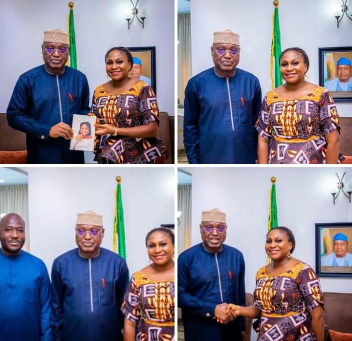 GcfrOba's tweet photo. Governor Biodun Oyebanji with Mrs Omoayana Odunbaku, Human Settlement Officer, Anglophone West Africa/ Manager Urban Agenda Programme of UN HABITAT, during a meeting in Abuja on Wednesday. #BAOtheleaderwetrust
#BAOmeansbusiness
#Ekitionthemove
#UNhabitat
#partnershipthatwork https://t.co/0iQWMAWkKi