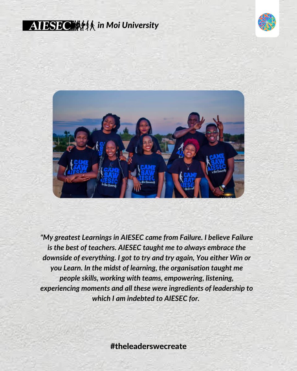 Onto the next feature of the alumni leadership story edition, meet our very own <a href="/imweno_max/">Max🕶️</a>.  To say we're impressed with him would be an understatement. Keep going Max!😍😍😍