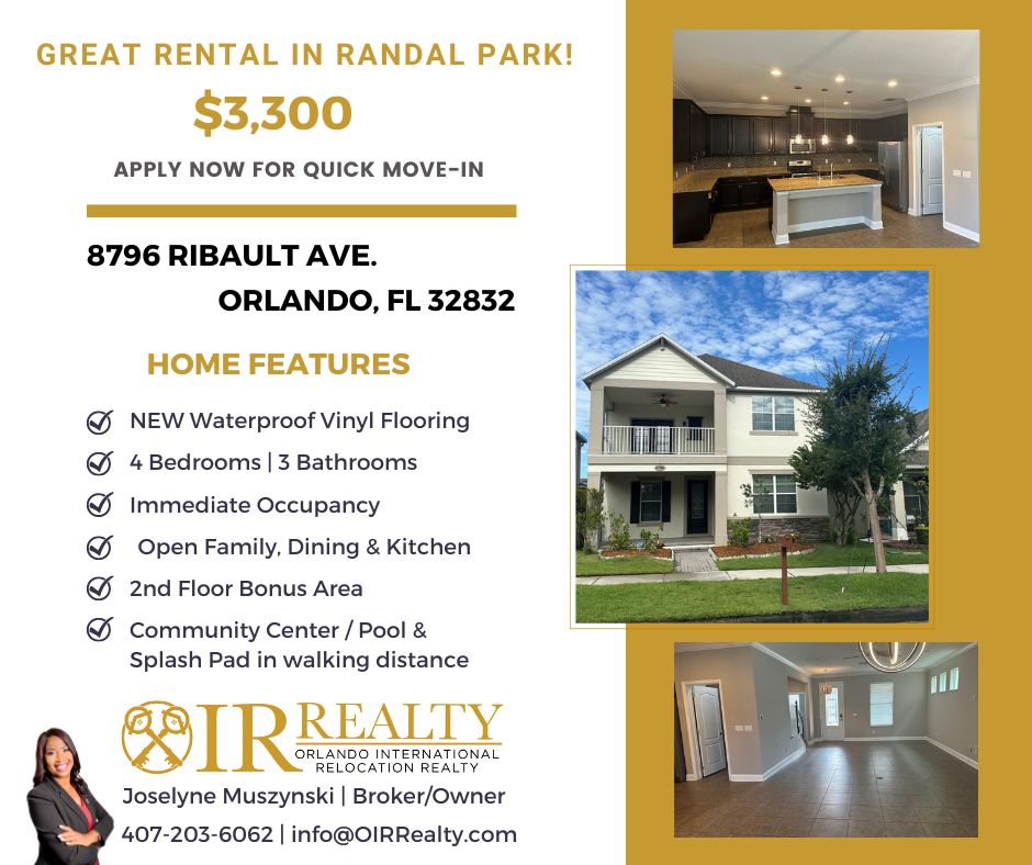 TheOrlandoAgent's tweet photo. Great Rental opportunity in SE Orlando - minutes from Orlando International Airport! https://t.co/c4hQWpJNwj