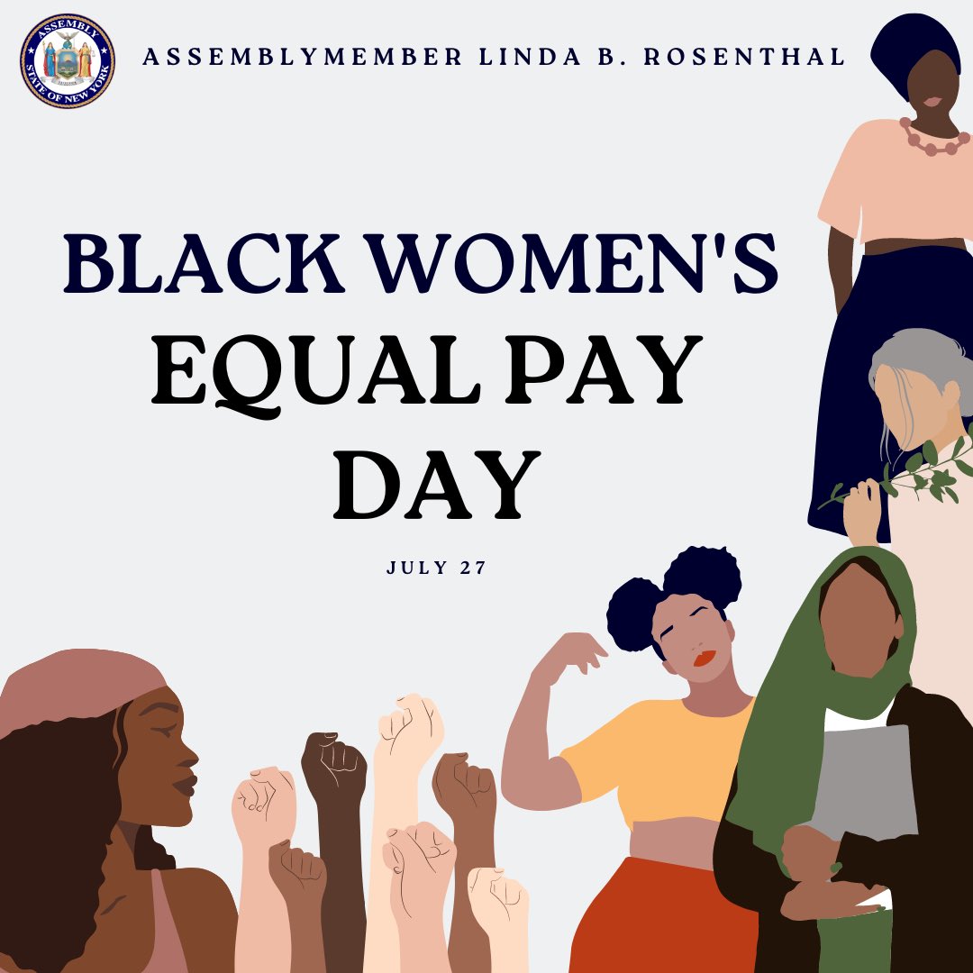 Black women earn just 67.8 ¢ for every $ earned by white men, adding up to hundreds of thousands less over their careers.

On #BlackWomensEqualPayDay, we must highlight this injustice &amp; demand a future where the work &amp; accomplishments of all women are valued.#EqualPayNY <a href="/PowherNY/">PowHerNY</a>