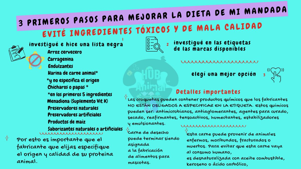 HubAnimalMx's tweet photo. Primeros pasos para mover a #MiManada a una dieta natural. El presupuesto se elevó y cada ves fue más dificil confiar en las marcas de alimenrtos procesados.
Investigar me ayudó a tomar decisiones mejor informadas. #CapturadePantalla para llevartela #Mascota #TenenciaResponsable https://t.co/A4ARUdtGBu