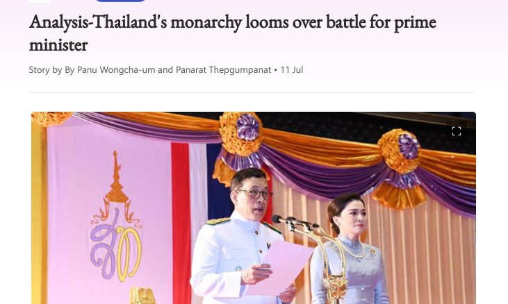 nomoremonarchs's tweet photo. #Thailand has jailed hundreds for criticising the corrupt Thai monarchy. Monarchist hardliners have now blocked the Move Forward party from reforming the harsh #LeseMajeste law. #HumanRights groups have condemned the law, but the UK stays silent. Shame! #AbolishTheMonarchy #S112 https://t.co/GC57OM1351