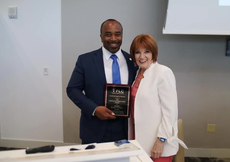 Senator Bobby Powell, Jr. (@bobbypowelljr) on Twitter photo I was very honored to receive the 2023 Legislative Appreciation Award from <a href="/FLCities/">FL League of Cities</a> and the League of Cities Palm Beach Chapter, acknowledging my work in Tallahassee on behalf of our communities. I have always been and will always be a champion for Home Rule! #LifeofService I was very honored to receive the 2023 Legislative Appreciation Award from <a href="/FLCities/">FL League of Cities</a> and the League of Cities Palm Beach Chapter, acknowledging my work in Tallahassee on behalf of our communities. I have always been and will always be a champion for Home Rule! #LifeofService