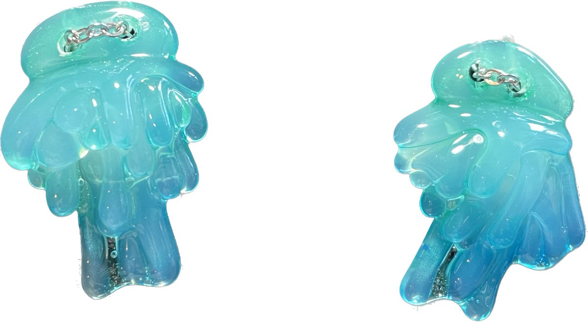 coughcreative's tweet photo. A closeup of a few of the Slyme Pendants, dropping on https://t.co/J0LiprPemr this weekend👀🥰 

Colorscapes: Miami Sunset and Seaglass https://t.co/zmHbVhV98e