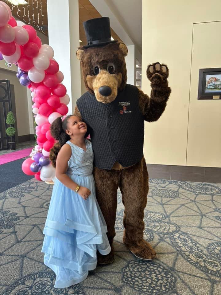 chesconfctr's tweet photo. #throwbackthursday Chessie the Bear visited Princess Ball 2023! 
#venue #chesapeakeva #events https://t.co/nsFGQ4dwtB