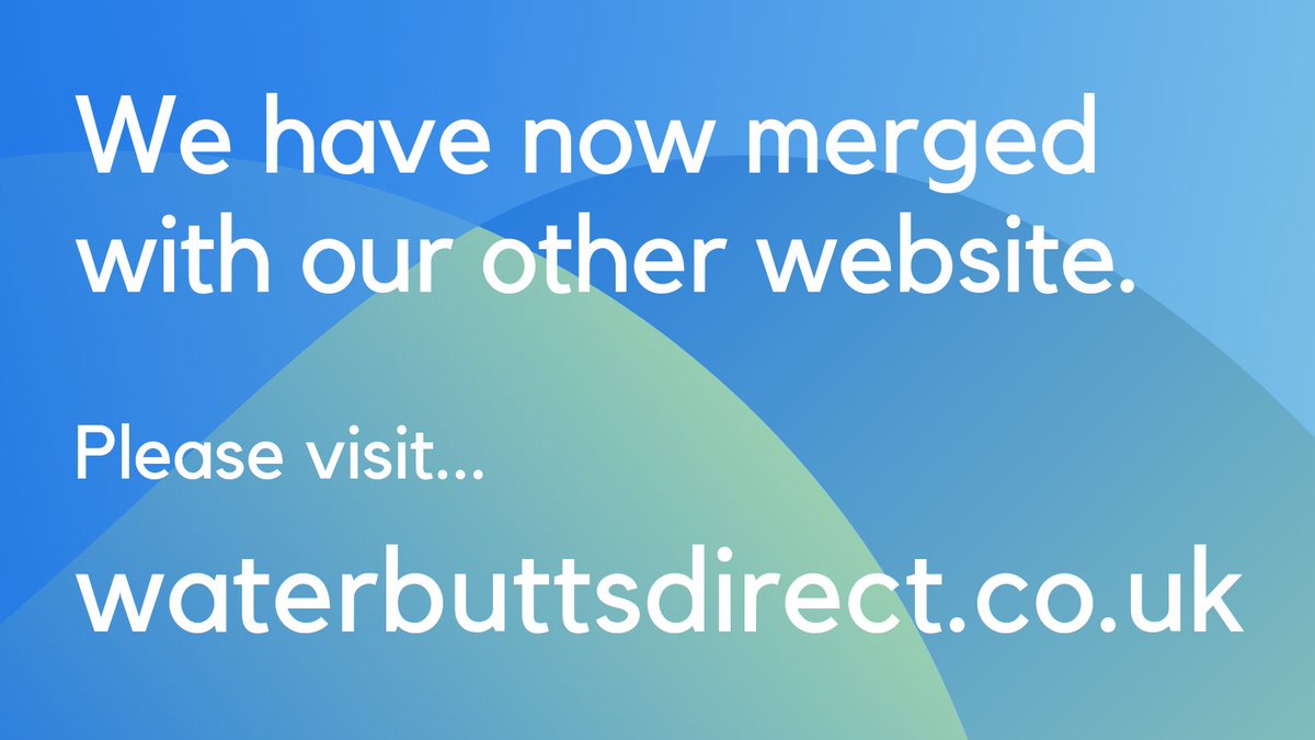 rwatersolutions's tweet image. Also please visit @W_ButtsDirect 
waterbuttsdirect.co.uk