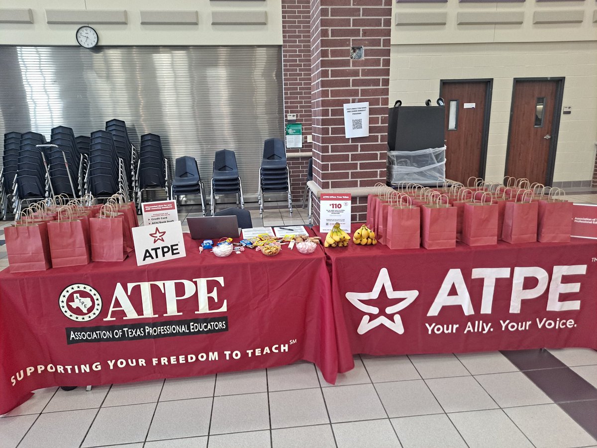 Angleton ATPE is ready to welcome the new teachers <a href="/NewCATS_AISD/">NewCATS</a>
<a href="/OfficialATPE/">ATPE</a> #newCats #atpe