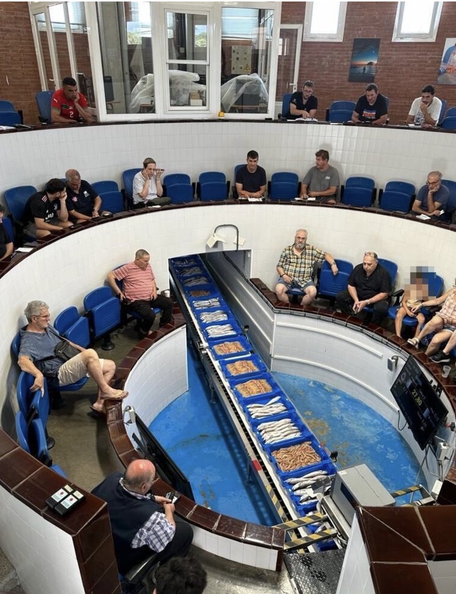 portsgencat's tweet photo. ⚓️ La directora, @morenonogue, fa una visita tècnica a la llotja de peix de #VilanovailaGeltrú. 

#portsgencat #Confraria https://t.co/7E0Kay9qow