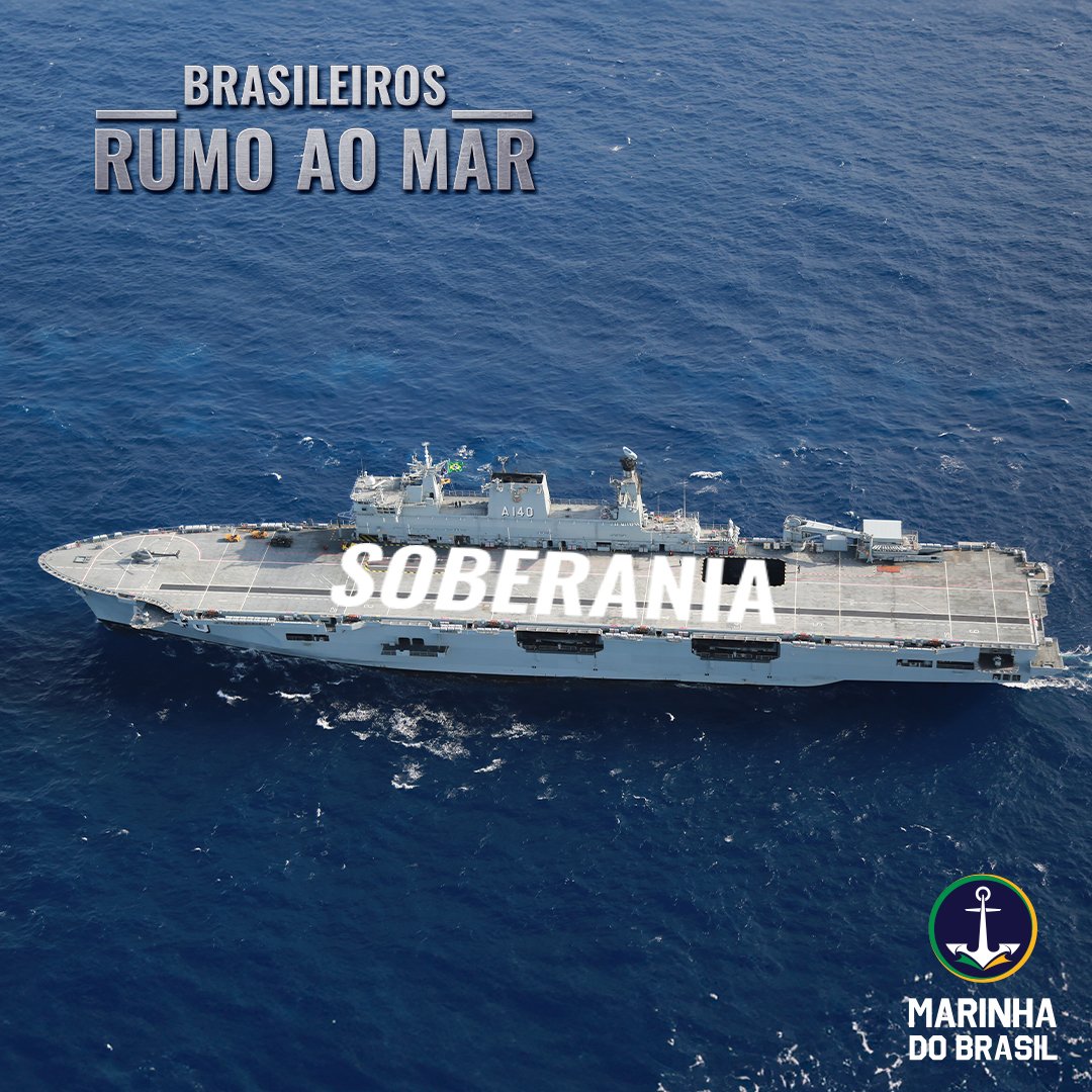 marmilbr's tweet image. #Soberania | Para garantir os interesses dos brasileiros no mar, a #MarinhaDoBrasil trabalha diuturnamente patrulhando nossas águas.

⚓ Um #PoderNaval combatente é fundamental para defender todo esse patrimônio e garantir a nossa soberania marítima.

#BrasileirosRumoAoMar