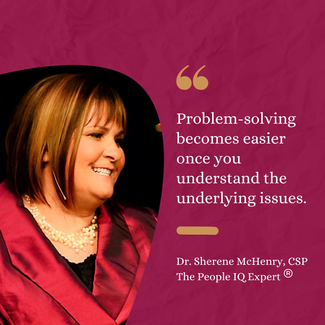 ShereneMcHenry's tweet image. Problem-solving becomes easier once you understand the underlying issues.

Understanding the underlying issues helps us identify the true drivers and implications of the problem.