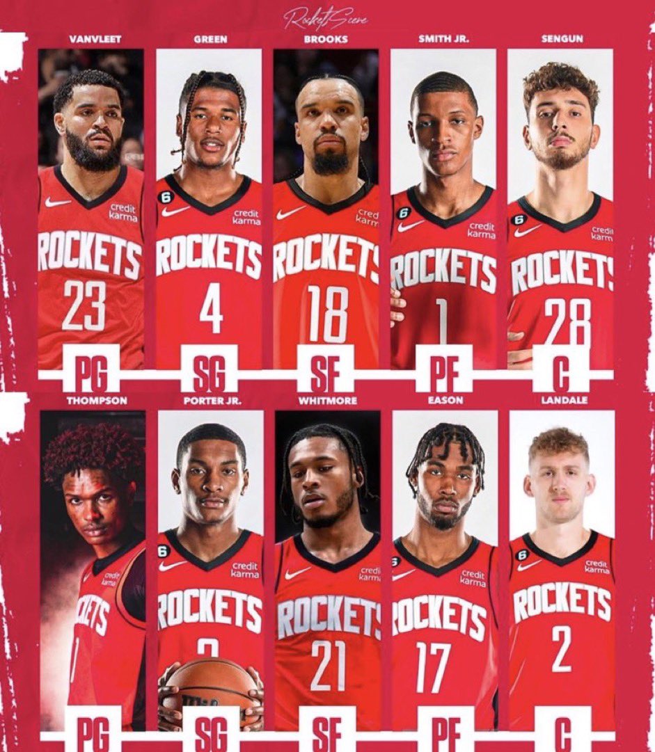 BiasedHouston's tweet photo. The Houston #Rockets. https://t.co/Xsg87NXDw8