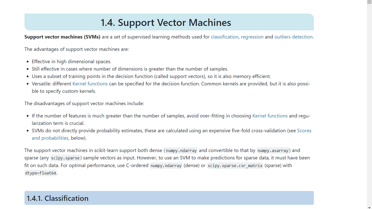 LetYokaiLearn's tweet photo. Day 57 of #60DaysOfLearning2023  
Today I implemented the support vector machine on the previous dataset. We used the linear kernel which gave us the accuracy of 0.9, while we got 0.93 for K-NN algorithm.
@lftechnology
#LearningWithLeapfrog #LSPPD57 https://t.co/MHsPW02csT