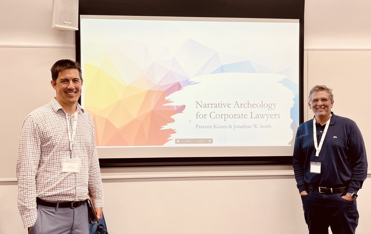 WUSTLLawClinics's tweet photo. Professor Jonathan Smith, Director of our Entrepreneurship Clinic, presenting at the Applied Legal Storytelling Conference in London, England. https://t.co/WBVWJmkuOk