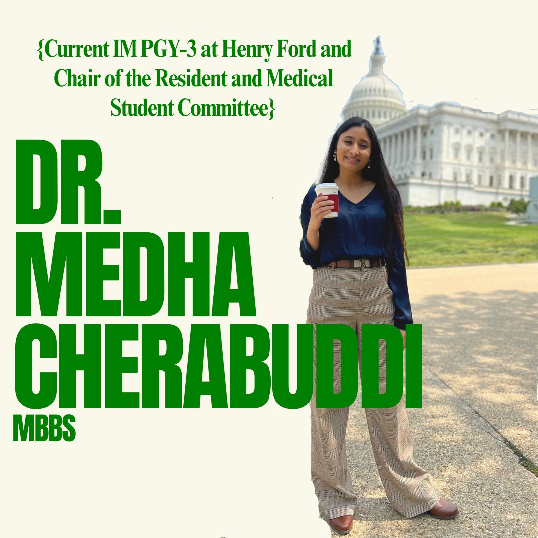 MIChapterACP's tweet photo. Highlighting the Chair of the MI-ACP Resident and Medical Student Committee, and one of the individuals who helped create and execute the Humans of MI-ACP series, Dr. Medha Cherabuddi!

#MedTwitter #SoMeInMedicine #HumansOfMichiganACP #MIACP2023 https://t.co/4WK347eQdj