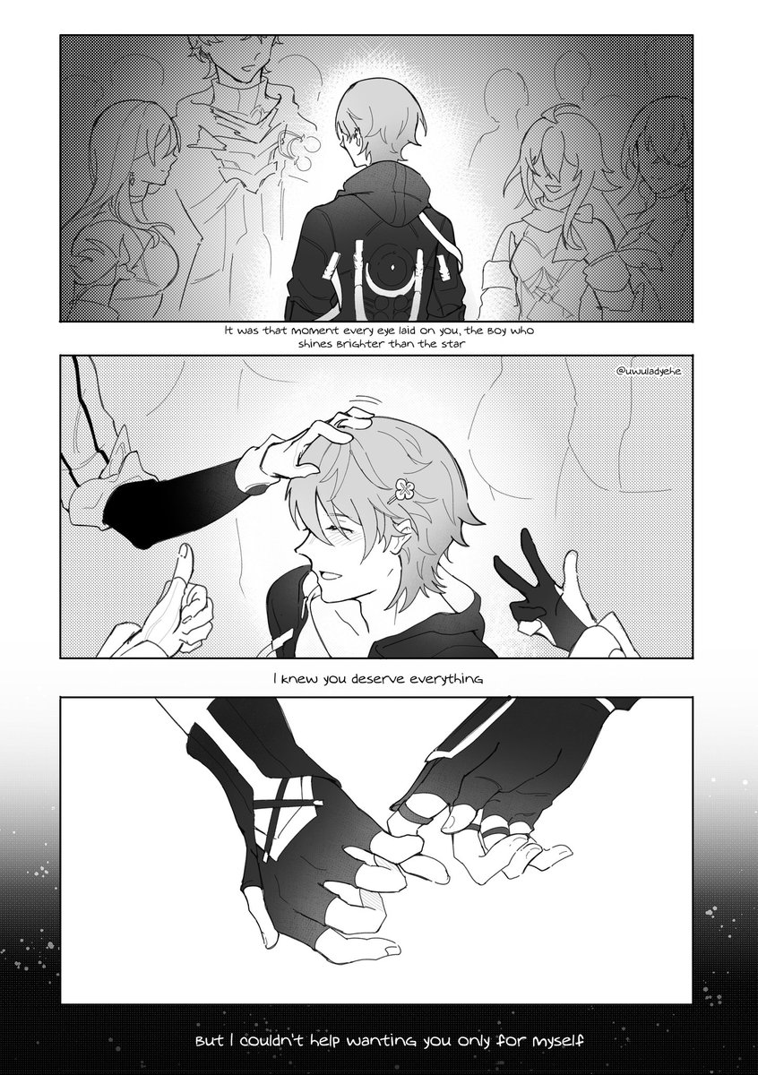 uwuladyehe's tweet photo. Day 4 - Jealousy 
Dan Heng x Caelus 
#dancae #danheng #caelus #CaelusShipWeek2023 https://t.co/Sxo0mFDz25