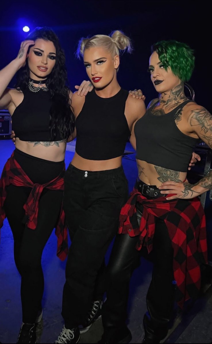 SARAYA × SOHO × STORM 
&lt; THE OUTCASTS &gt; 
❤️
#AEWDynamite