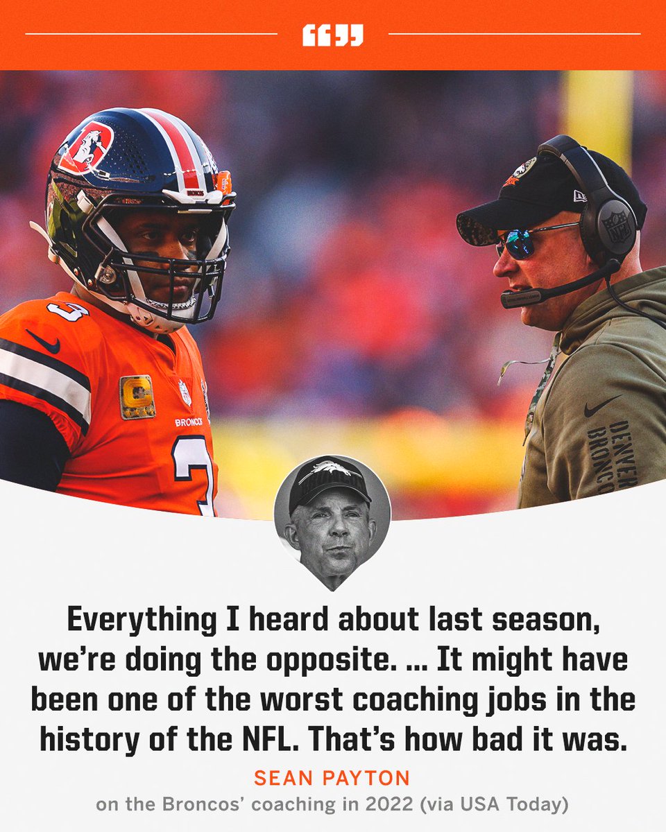 Sean Payton shared his thoughts on Denver's coaching last season 😳