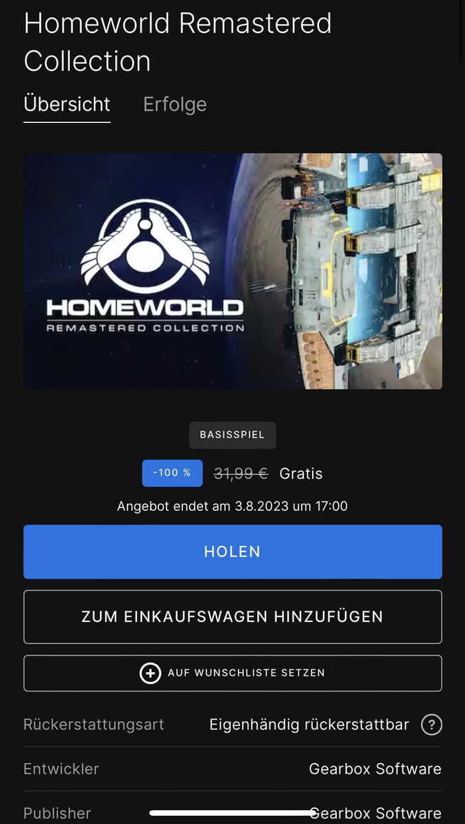 GamerzOne_DE's tweet photo. Kleiner Tipp! Bei Epic Games bekommt ihr aktuell die Remastered Collection des Spiels HOMEWORLD geschenkt. Ein super atmosphärischer dreidimensionaler Aufbaustrategietitel mit ner Hammer Story

https://t.co/g0hxcN85LV https://t.co/ThKHF0cTa6