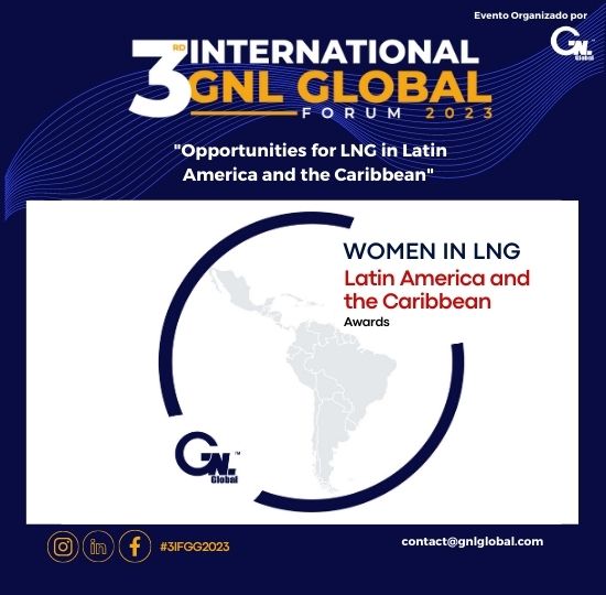 gnlglobal's tweet photo. At the 3rd GLOBAL GNL INTERNATIONAL FORUM 2023, GNL GLOBAL will celebrate "Women in LNG Awards in Latin America and the Caribbean".
The initiative will bring together leading women within the LNG industry in the region.
#womeninlng #latinamerica #caribbean #americalatina #caribe https://t.co/IYIDslkNTk