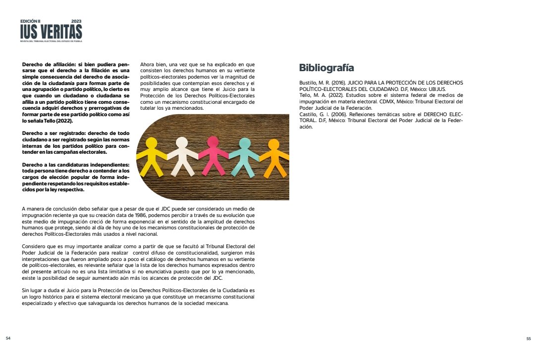trielecpue's tweet photo. Consulta nuestra revista #IUSVERITAS en su segunda edición del 2023.

👇🏻📲
https://t.co/poAEJTG3lH

📄"EL JDC Y LOS DERECHOS HUMANOS QUE TUTELA".

🖊𝐋𝐢𝐜. 𝐋𝐮𝐢𝐬 𝐅𝐞𝐥𝐢𝐩𝐞 𝐒𝐚𝐧𝐝𝐨𝐯𝐚𝐥 𝐋𝐚𝐫𝐚, Auxiliar Juridico de la Magistratura "A" del #TEEP.

@FelpsSandoval 👏🏻 https://t.co/Fl1UvU3emJ