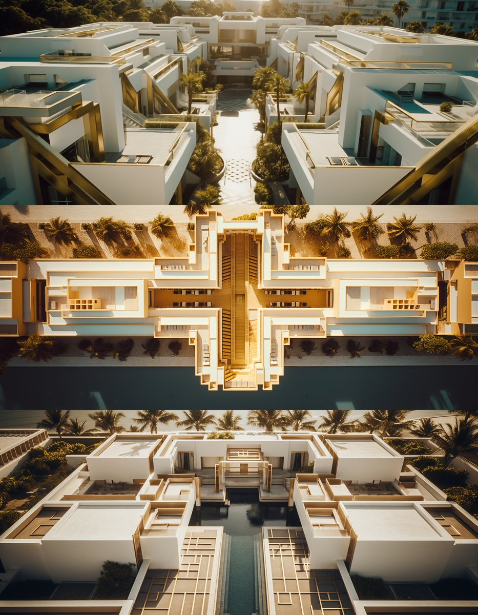 WorldEverett's tweet image. ⚡️DRONE SHOTS - A QUICK TIP⚡️
Take your architecture to next-level by adding: 
'DJI Mavic 3' to your prompt.
That way you get wide, drone shots to showcase your ideas - it can also help you to see more of your concept.
Prompts in alt.
#midjourney #promptshare #AIArtwork