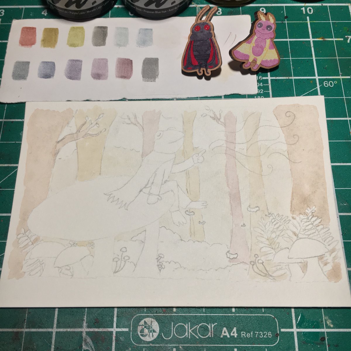 samikelsh's tweet image. are you ready for some WHIMSY and DELIGHT? do you want to invite ENCHANTMENT and FROGS into your heart? it’s Frog Day 2 on today’s art stream and we’re painting!

twitch.tv/samikelsh

#CozyArtStream #Frogcore