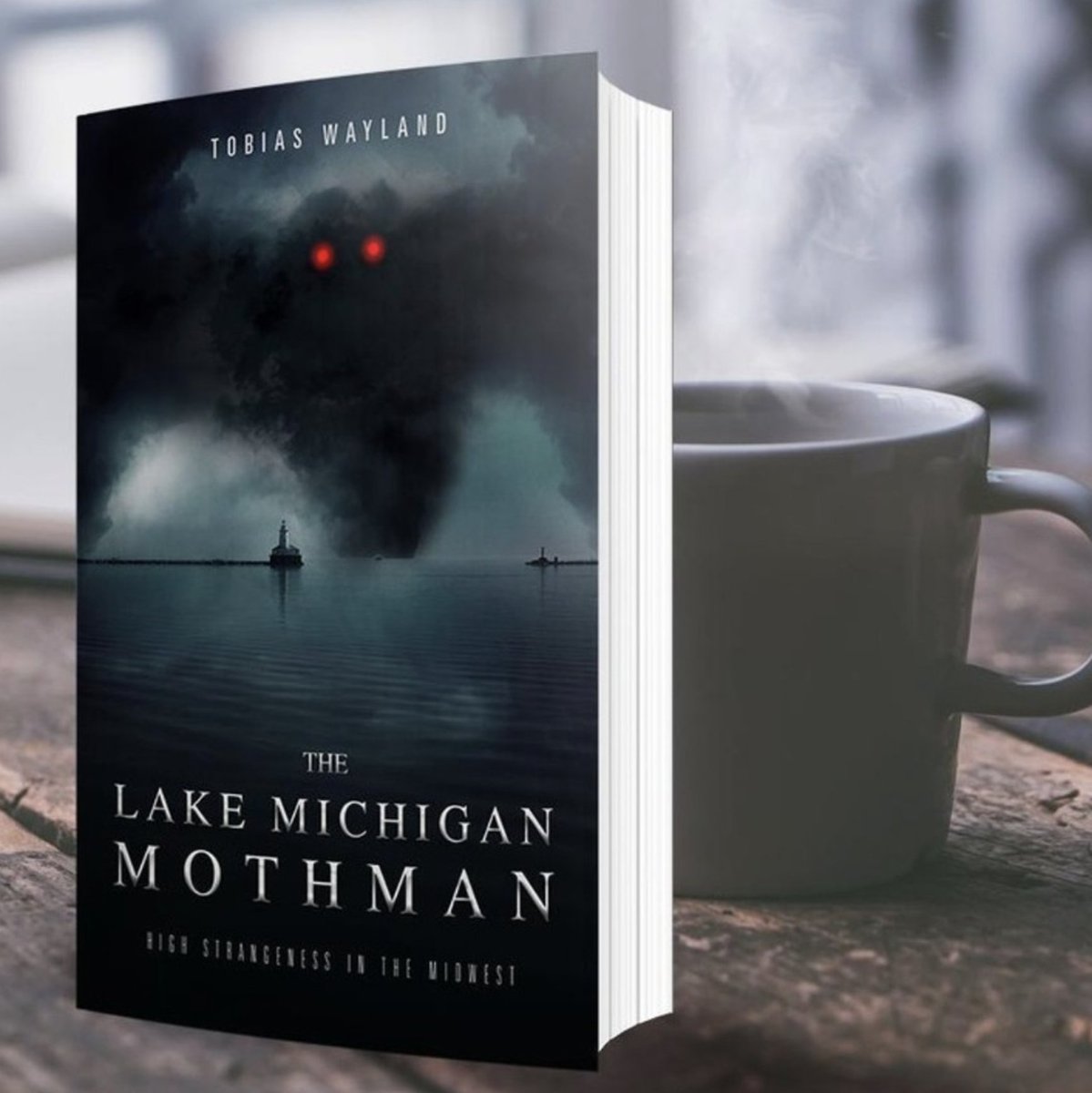 singularfortean's tweet photo. Nothing gets your day started like a little high strangeness with your coffee. 🧿☕🦇 Order your copy today! ⁠https://t.co/epaM25Opbi 
⁠
#LMMBook #mothman #highstrangeness https://t.co/awSLRaVWxT
