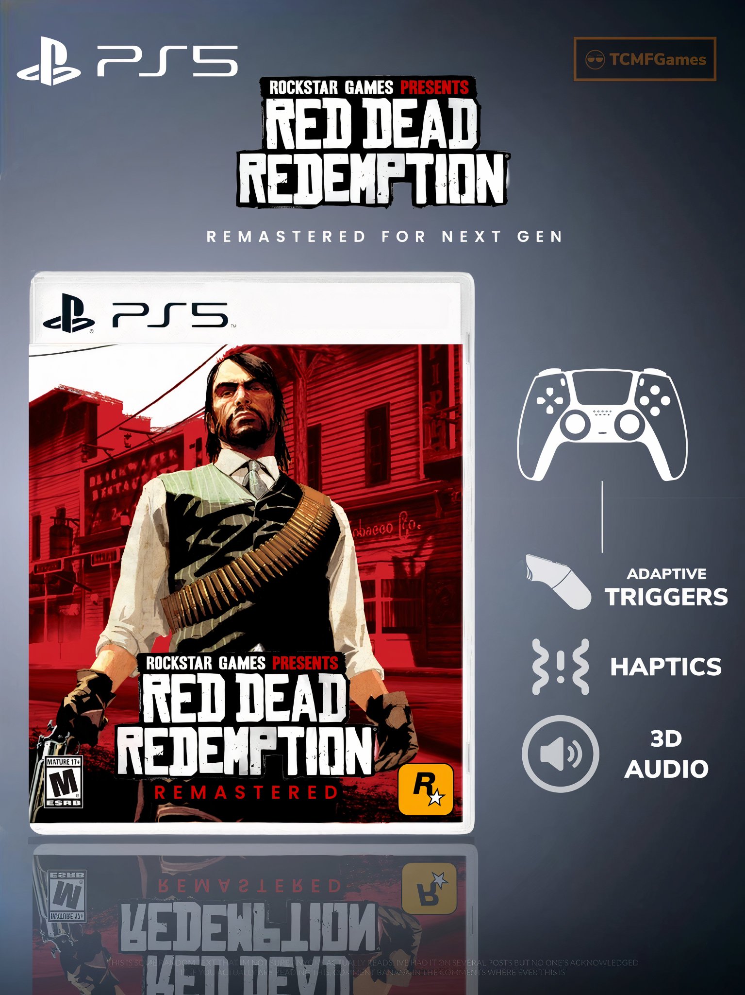 TCMFGames on X: Red Dead Redemption Remastered for PS5 reveal Update : ✓  Colin Moriarty of Sacred Symbols has stated that Red Dead Redemption  Remastered is in the works and could be