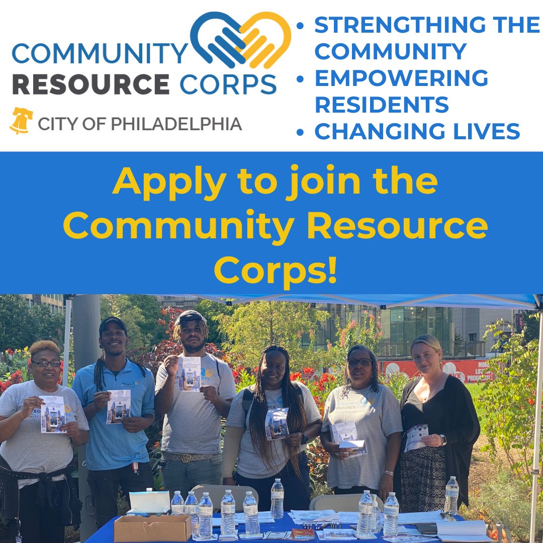 Apply to join our team as a Community Resource Corps <a href="/AmeriCorps/">AmeriCorps</a> Program Member! AmeriCorps Members will work part-time to connect residents to benefits and resources. Serve, get paid, and develop professionally! Apply today at bit.ly/CRCMEMBER