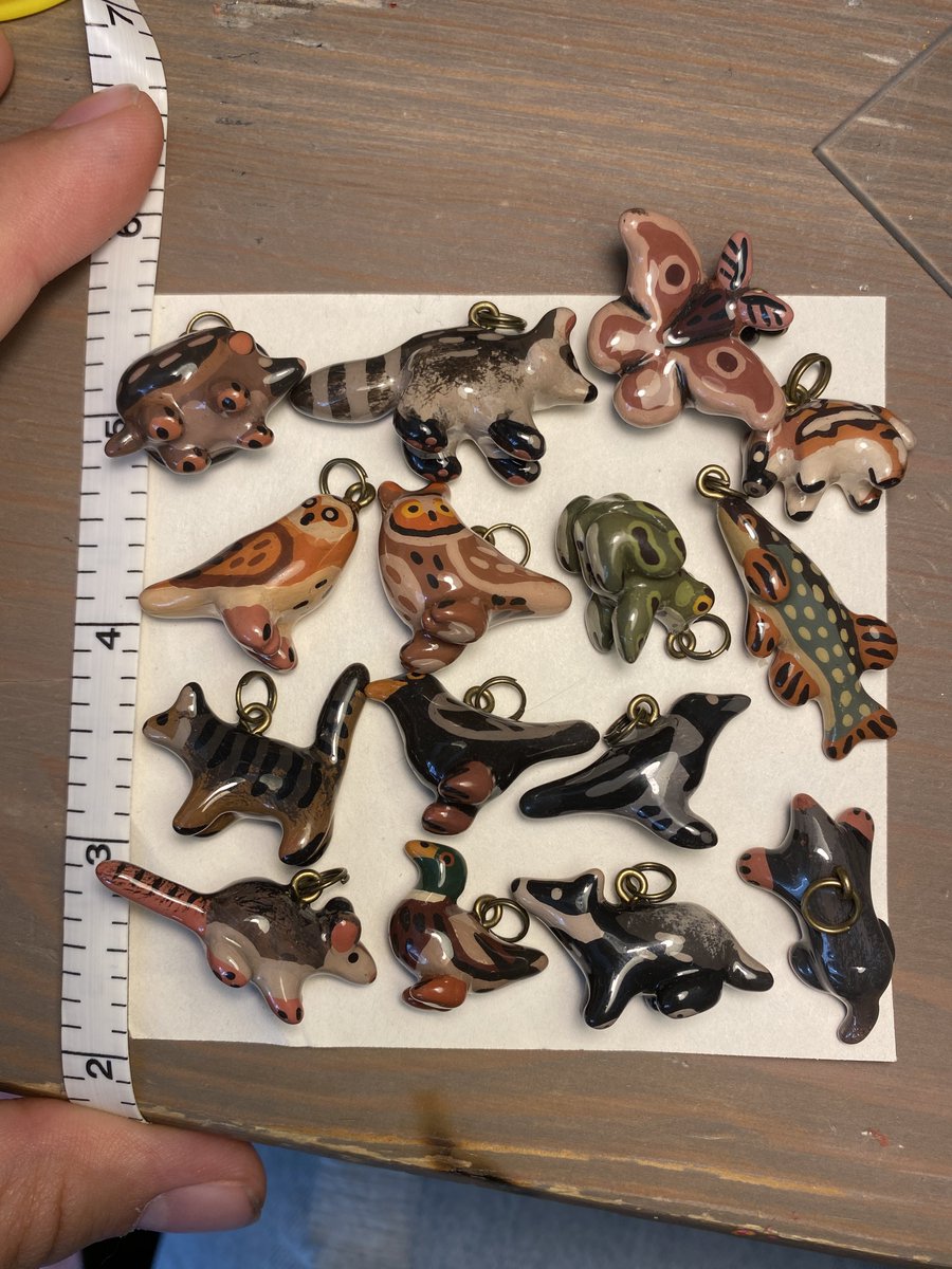 sakrafka's tweet photo. I’m also open for extremely tiny animal earring commissions! €120-150 (+registered shipping €12) for a pair, I know it’s higher than my usual prices but I need money asap and they are really hard to make - please email me to commission! As many slots as I can take! https://t.co/mpGSZ2dZFi