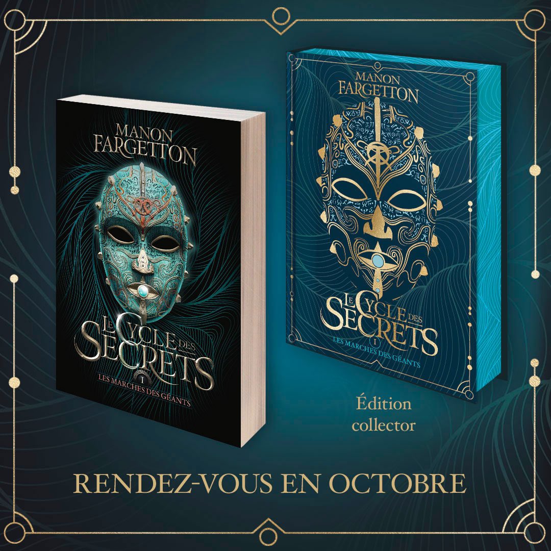 ManonFargetton's tweet photo. ✨COVER REVEAL Le Cycle des Secrets ✨

Il est temps de vous montrer la couverture du premier tome ! Ou plutôt LES couvertures, puisque @GallimardJeun a mis les petits plats dans le grands : il y aura une édition classique et une édition collector !

Elles vous plaisent ? 😃 https://t.co/THiSr6KdDq