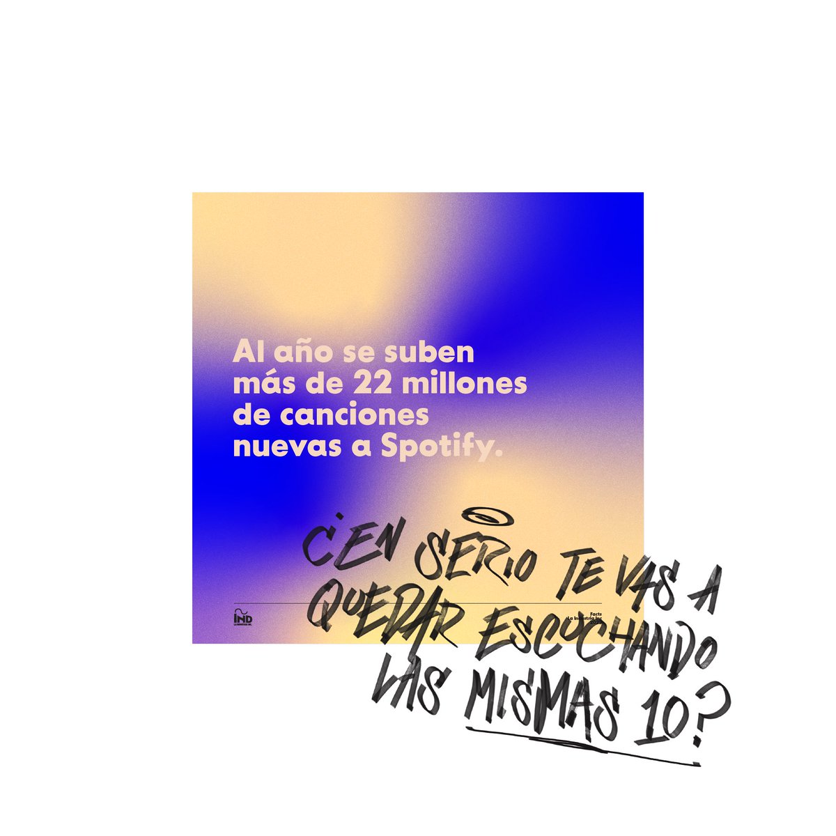 LaIndustriaInc's tweet photo. Somos FAN de las personas que siempre están recomendando música nueva.

Dejen aquí la última que merecedora de ingresarr a nuestras playlist y nuestros corazones ❤️ https://t.co/Z3zqs5TMYH