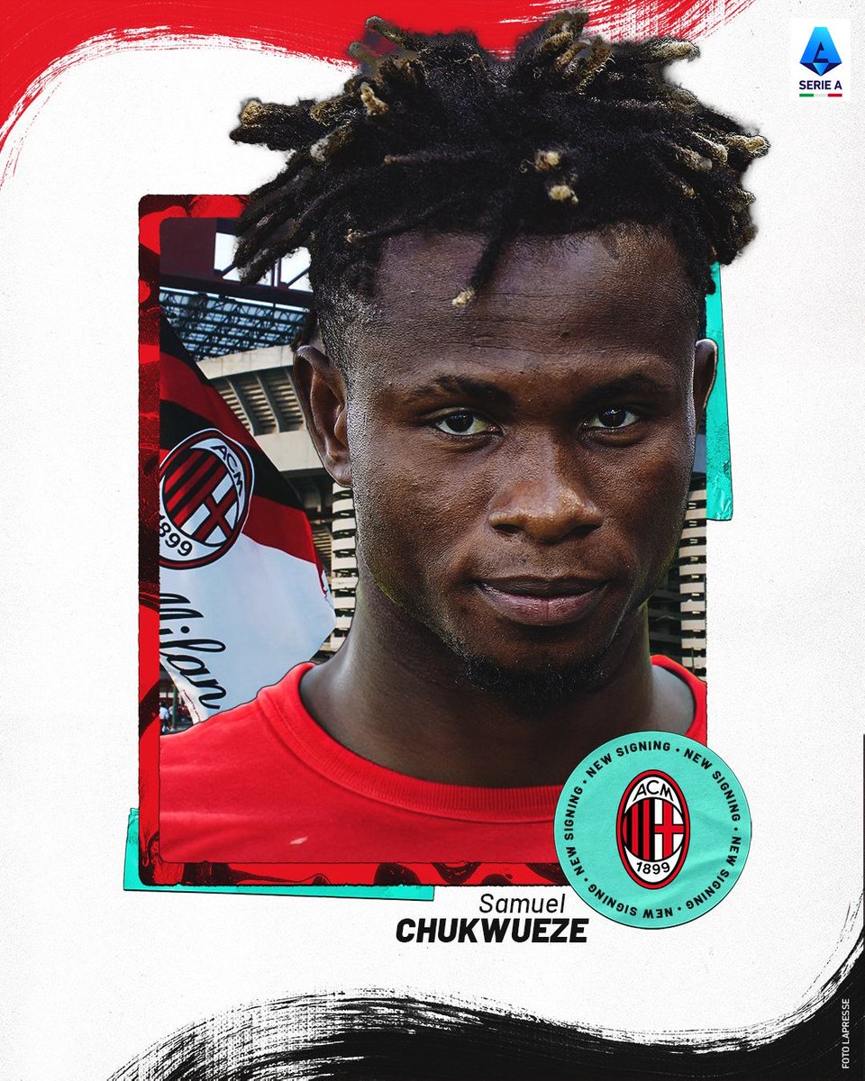 SerieA_EN's tweet photo. 🇳🇬 𝙒𝙀𝙇𝘾𝙊𝙈𝙀 𝙎𝙖𝙢𝙪𝙚𝙡 𝘾𝙝𝙪𝙠𝙬𝙪𝙚𝙯𝙚 🇳🇬 https://t.co/4nrLlDPmOe
