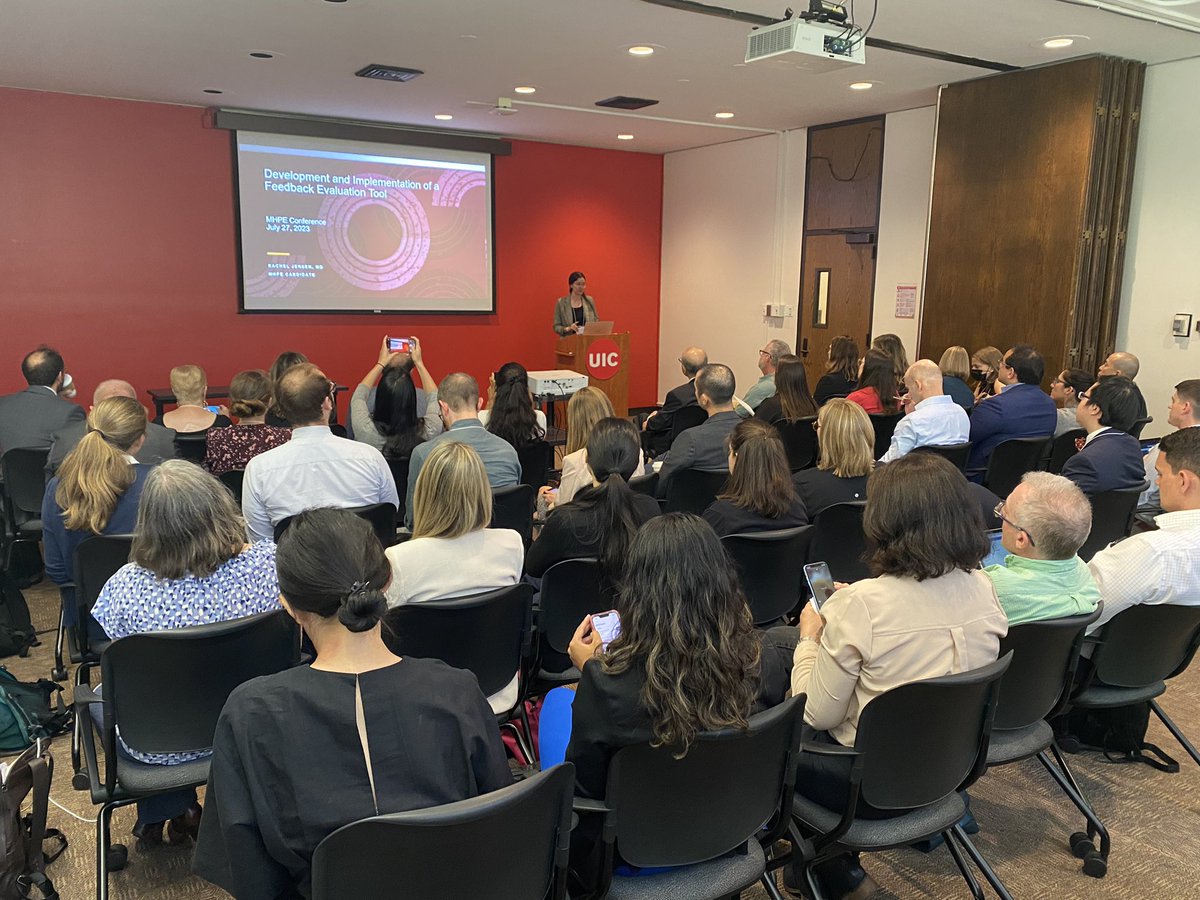 Andrea Williamson (@ajhwilliamson) on Twitter photo Standing room only as <a href="/racheljensenMD/">Rachel Jensen</a> presents her MHPE thesis project at <a href="/uicdme/">UIC Department of Medical Education</a> #MHPE2023! #proudfriend 🥹 <a href="/YoonSooPark2/">Yoon Soo Park</a> <a href="/SurgEdFellows/">Collaboration of Surgical Education Fellows</a> Standing room only as <a href="/racheljensenMD/">Rachel Jensen</a> presents her MHPE thesis project at <a href="/uicdme/">UIC Department of Medical Education</a> #MHPE2023! #proudfriend 🥹 <a href="/YoonSooPark2/">Yoon Soo Park</a> <a href="/SurgEdFellows/">Collaboration of Surgical Education Fellows</a>