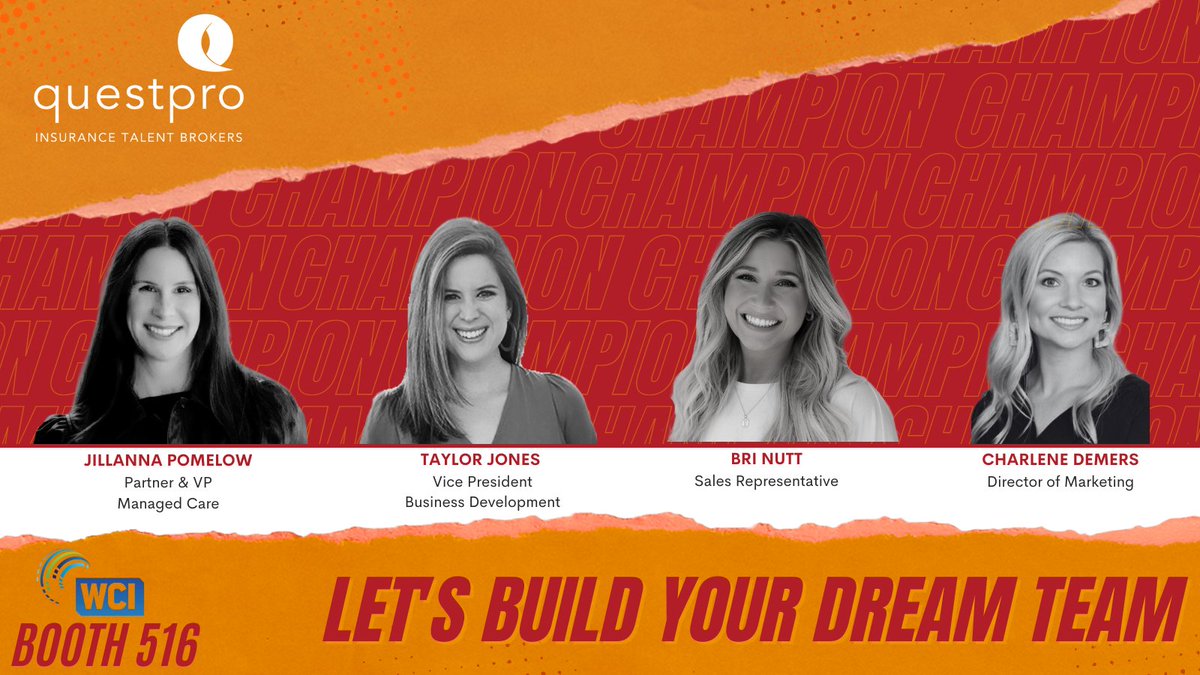 Questpro_'s tweet photo. We're gearing up for @wci360's 77th Annual Work CompEducational Conference and we're ready to help you build your dream team!
#Questpro #QTemps #InsuranceStaffing #InsuranceRecruiting #WorkersCompensation #ManagedCare #WCI2023 #DreamTeam #WinningStartsHere https://t.co/sA4mulL3zg