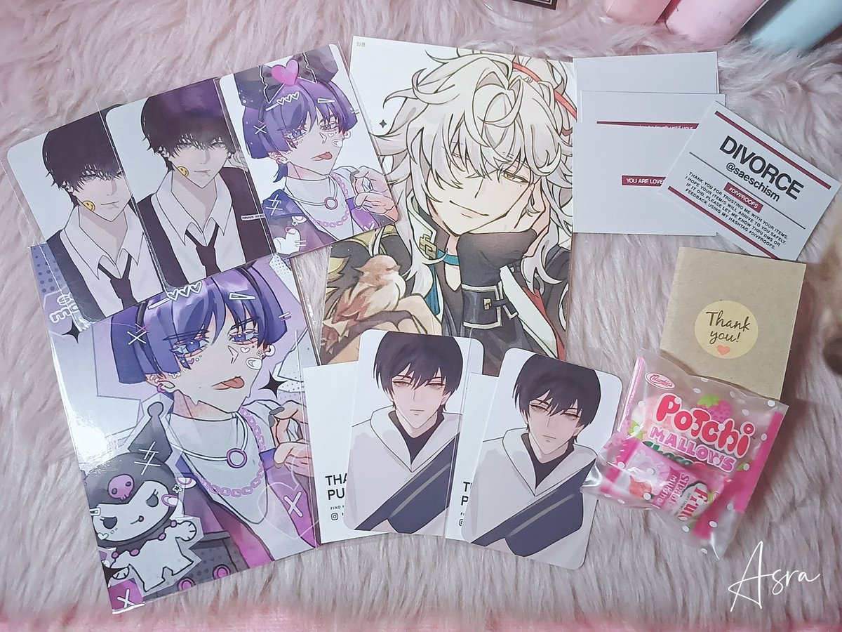 Asrawrr's tweet photo. Happy Mail 🎀 #divproofs
Hi hi @saeschism! I got the parcel na! As always, the packaging is *chef's kiss. Thank you so much for this GA! Everything on this parcel truly made my day a lot better.
Happy birthday again to scaraur! Looking forward to more of your works 🩷
TYSM!😉 https://t.co/CgQL5bhj3d