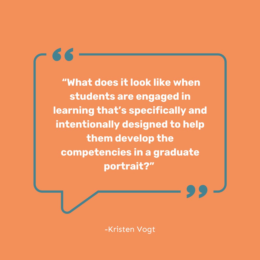 How do schools move from #PortraitToPractice? Kristen Vogt shares examples of student work that develop and demonstrate graduate portrait skills from the @NextgenLC Portrait of a Graduate in Practice stories: bit.ly/44GNOcH

#personalizedlearning #studentagency