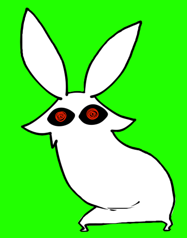 うさぎさん うさぎさん、正面向いてる立ち絵が無いなと思ったので作っていました。