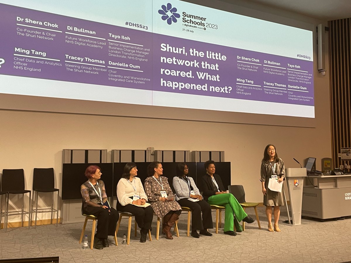 Felicia (@fifibreezy) on Twitter photo Co- founder and chair Dr Shera Chok talks about safe places for BAME women, building partnership - reflecting on 4 years of <a href="/NetworkShuri/">TheShuriNetwork</a> <a href="/DHSummerSchools/">Digital Health Summer Schools</a> #Diversity Co- founder and chair Dr Shera Chok talks about safe places for BAME women, building partnership - reflecting on 4 years of <a href="/NetworkShuri/">TheShuriNetwork</a> <a href="/DHSummerSchools/">Digital Health Summer Schools</a> #Diversity