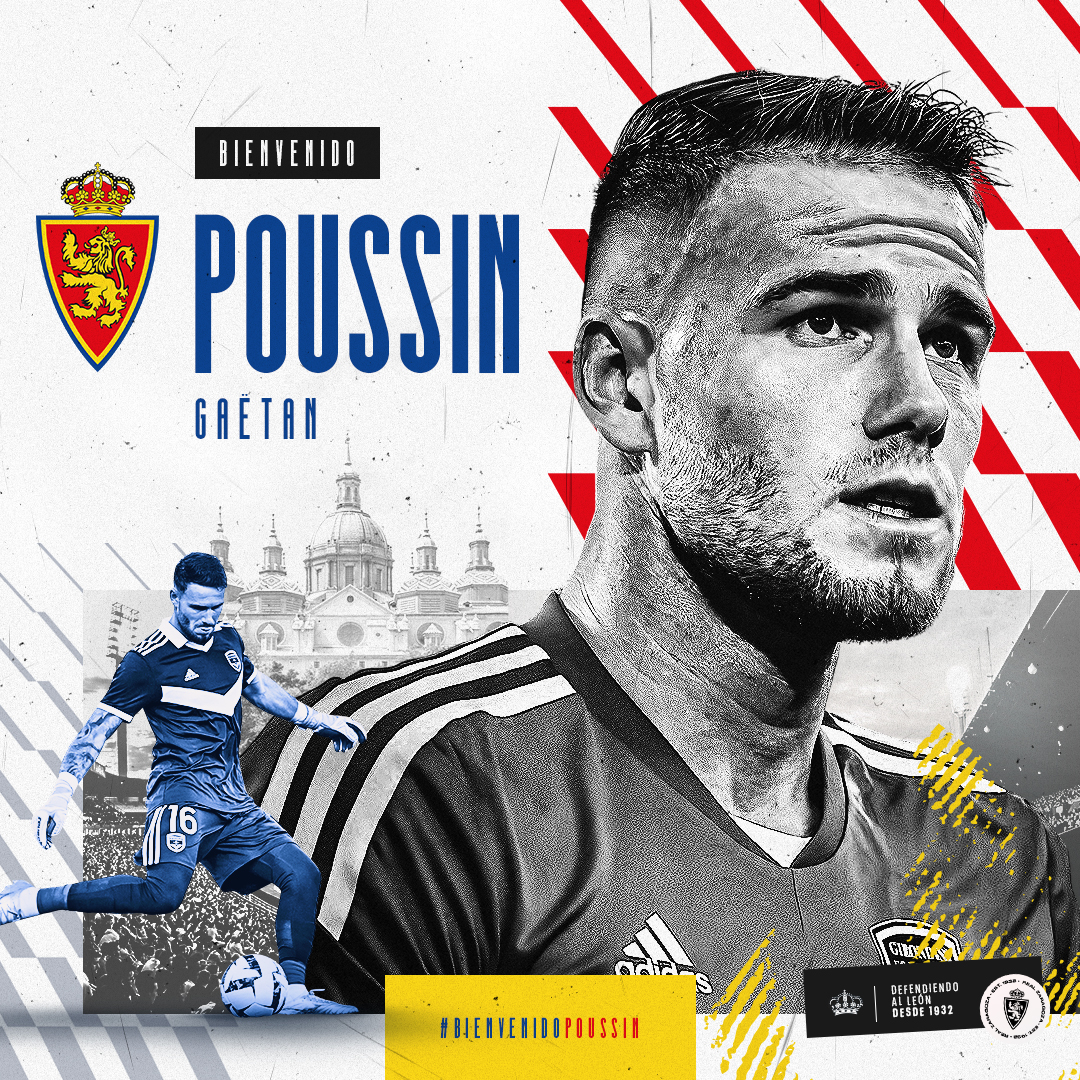 RealZaragoza's tweet photo. 🆕 ¡Bienvenido, 𝗣𝗢𝗨𝗦𝗦𝗜𝗡! 🇫🇷

¡El portero francés firma por tres temporadas!

#MoverseMañosMoverse 🦁🥁