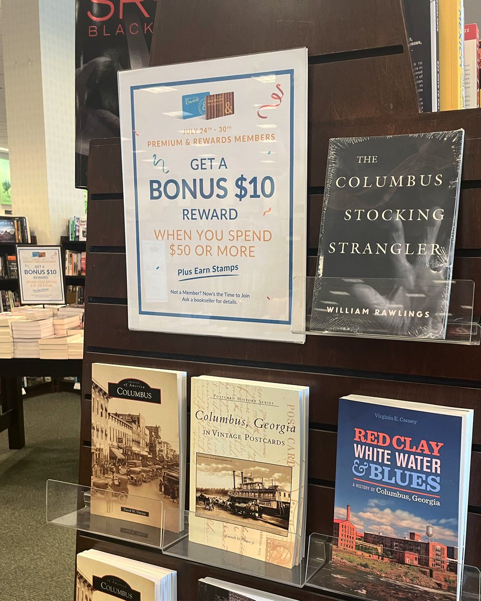 BNColumbusGA's tweet photo. Calling all premium members and rewards members! 
Learn about the history of Columbus while earning cash back!! For a limited time, spend $50 in one shopping spree and get a $10 gift card back! You’ll earn stamps that will be added to your account for even more gift cards!! https://t.co/z19bDl6n2k