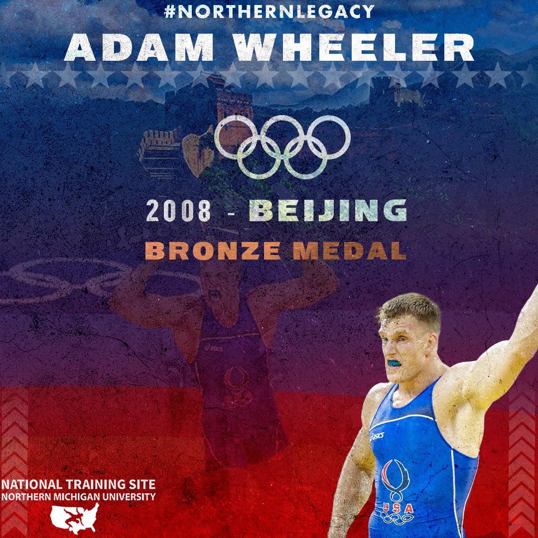 NMUGreco's tweet photo. Next up for Northern Legacy, Adam Wheeler - 2008 Olympian and Bronze Medalist. @NMU_Wildcats @USAWrestling @wrestling @5PtMove #gogreco #grecouniversity #greco #olympian https://t.co/EYykPdFAF8