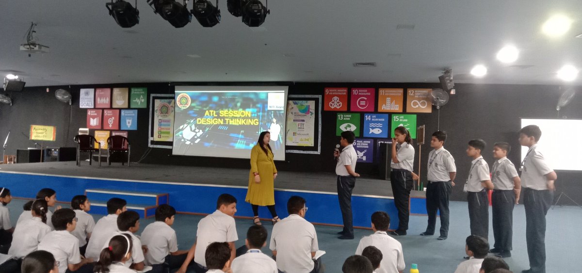 Anju83726354's tweet photo. Ideate, challenge assumptions and create ideas. ATL Session on Design Thinking provided an enthralling opportunity to Bal Bhavanities #BBPSMV by #ENPOWER under ATL enhancement Programme. #AIM #NITIAYOG #G20 @AIMtoInnovate @cbseindia29 @vividh87 https://t.co/Z8dCIOomVW