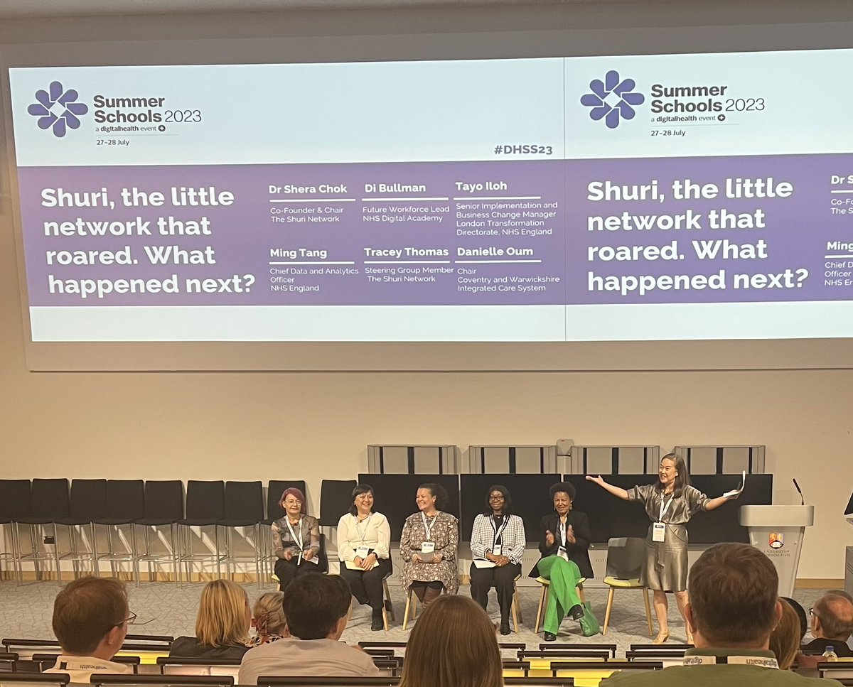 What a fantastic panel to end the day.#DHSS23