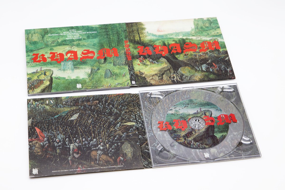 getknivesout's tweet photo. KHASM "s/t"  Die-cut Digipack Clear CD  w/ Die-cut Booklet, Etched tray &amp; more      https://t.co/QYqqFCrH1H

@khasmlv
#khasm #knivesoutrecords #knvz #khasmlvhc #lv #lasvegas #folsom #vomitforth #knivesoutz #imprizon #stigmata #crowbar #neglect #steelnation https://t.co/XIdxsOU6jn