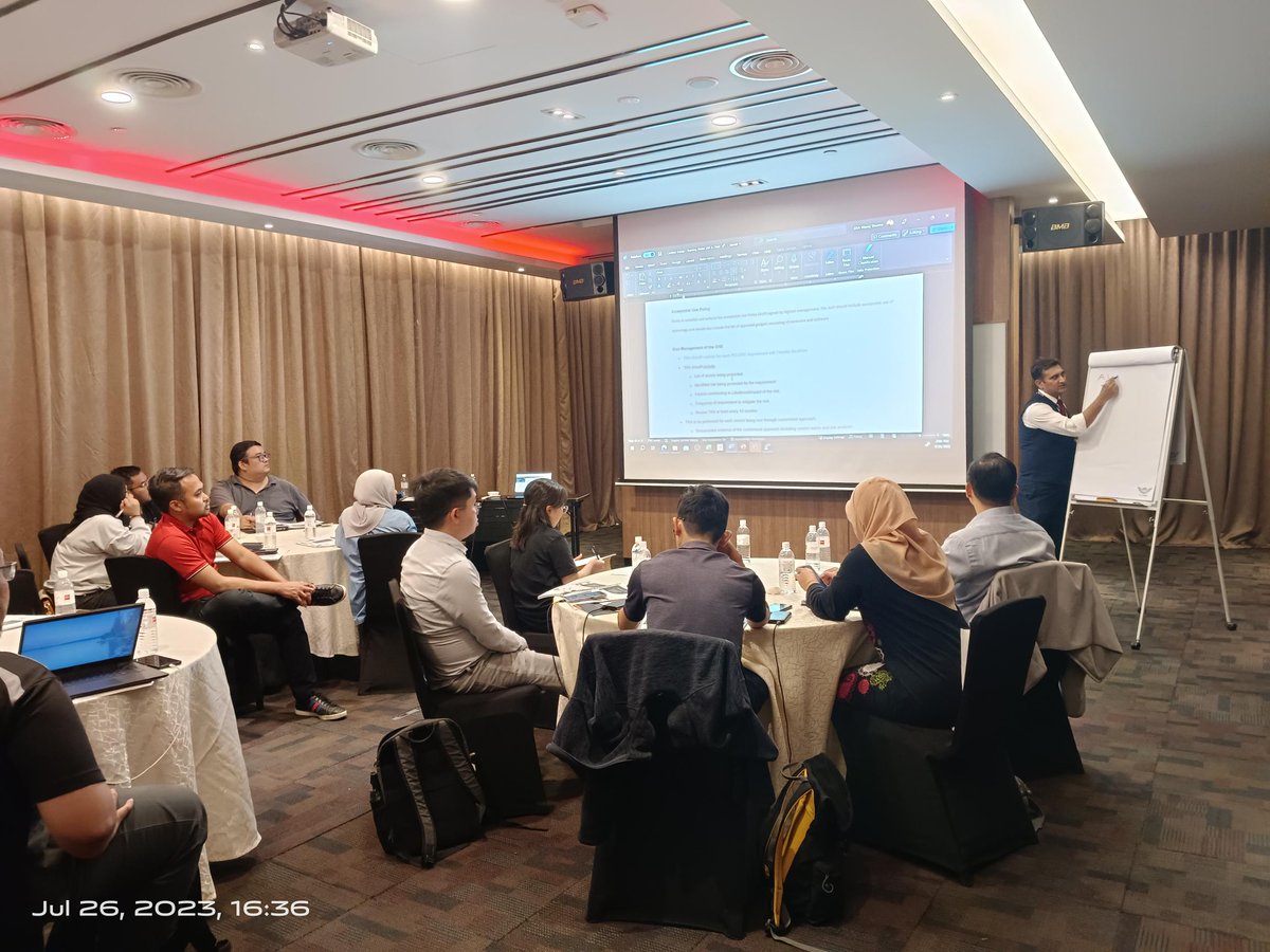 sisainfosec's tweet photo. Here are some highlights from the #CPISI-Payment Data Security Implementation v4.0, 2-day interactive #workshop held in Kuala Lumpur
We want to #thank all the attendees who contributed to this workshop with their active participation
#SISA #infosec #cybersecurity #pcidss #pciv4 https://t.co/sShjVTGmrH