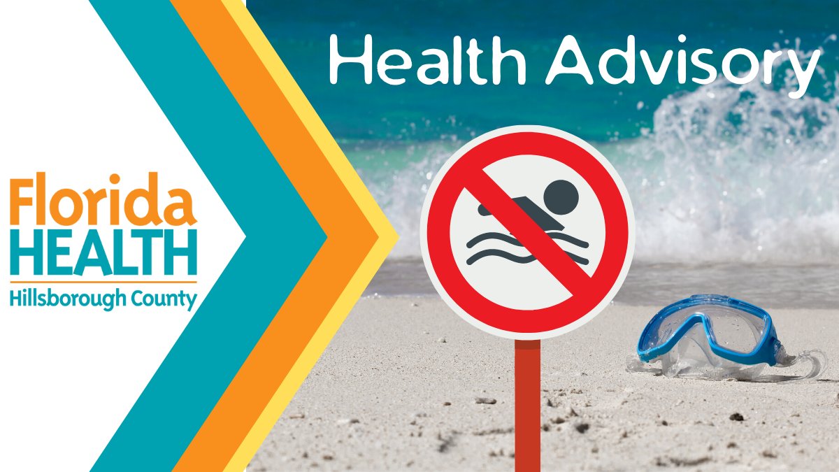 Swimming not recommended at 2 Hillsborough County beaches due to high  bacteria levels